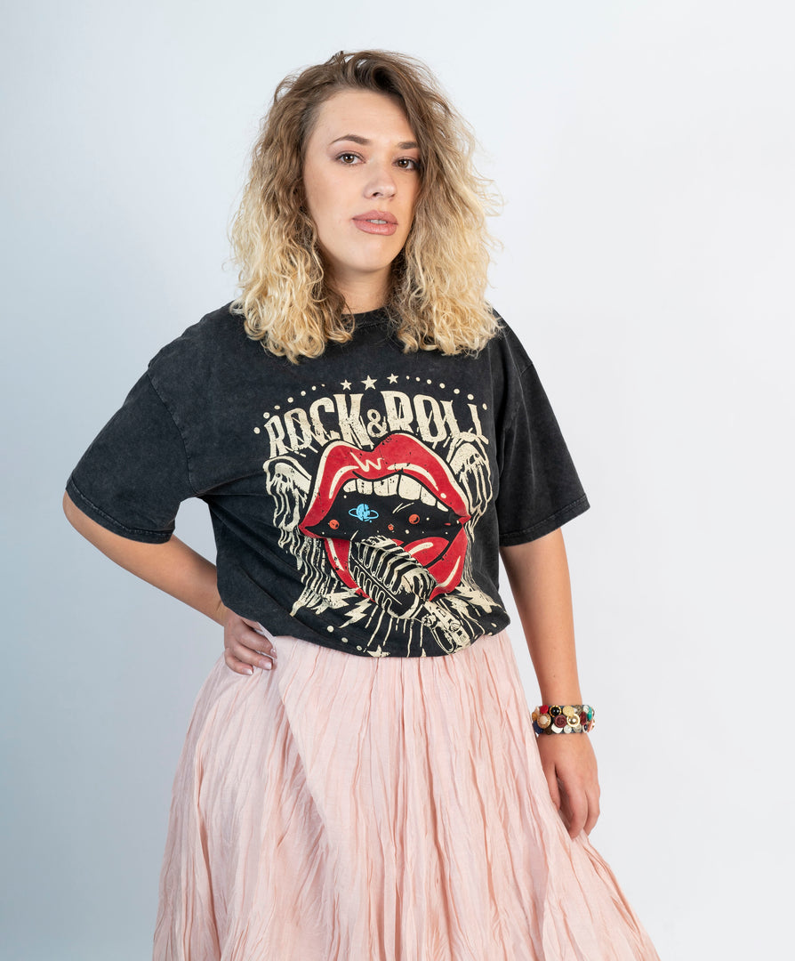 T-Shirt Lips Rock