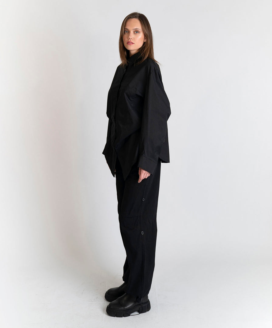 Camicia con cucitura trasversale